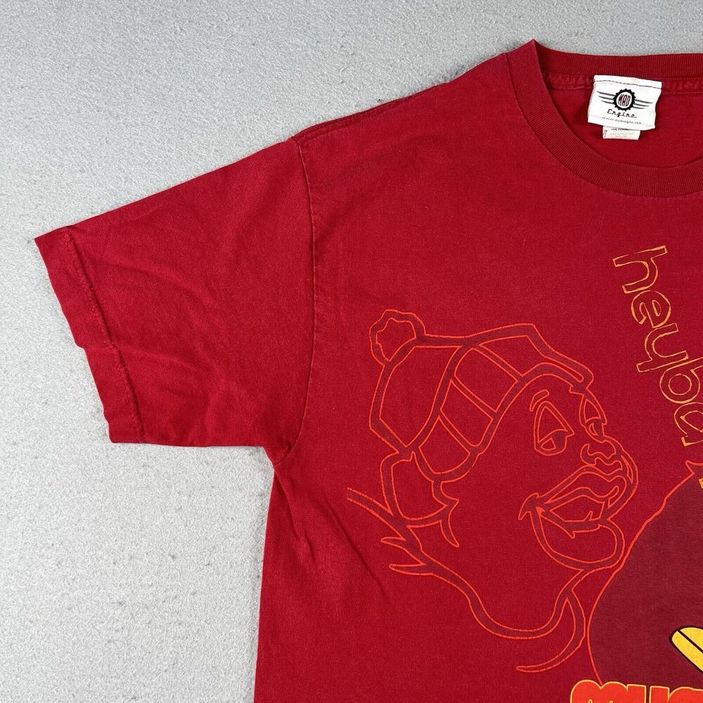 Vintage Fat Albert Mushmouth Shirt Men’s Large Red Short Sleeve Graphic Print - Picture 3 of 16